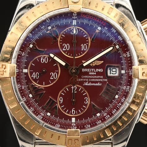 breitling chronomat evolution two tone|breitling two tone chronometre automatic.